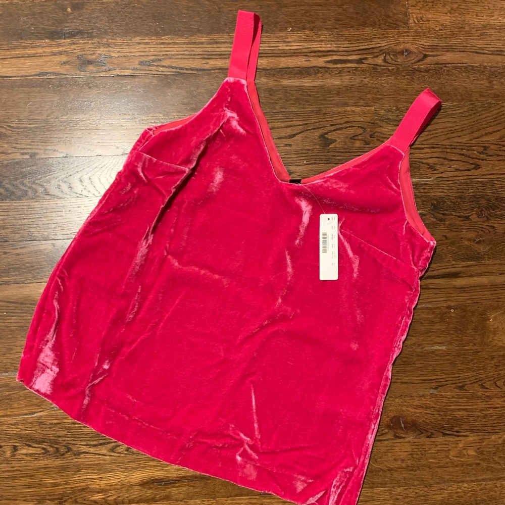 J Crew velvet tank